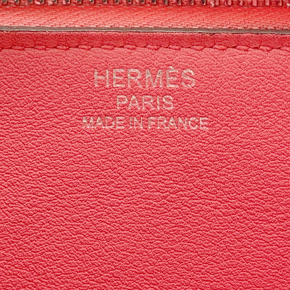 HERMES Zip and Go Roseet Evercolor Size GM