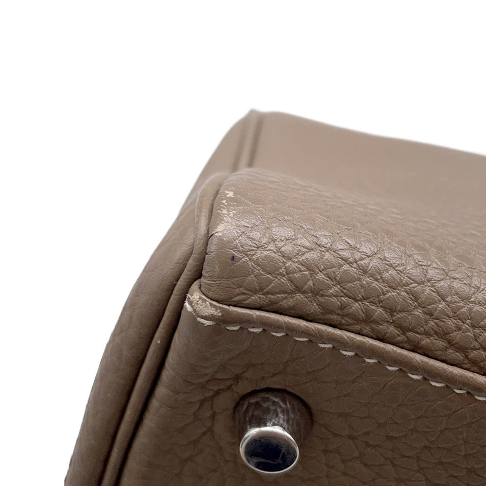 HERMES Kelly Retourne Etoupe Togo Leather Size 28