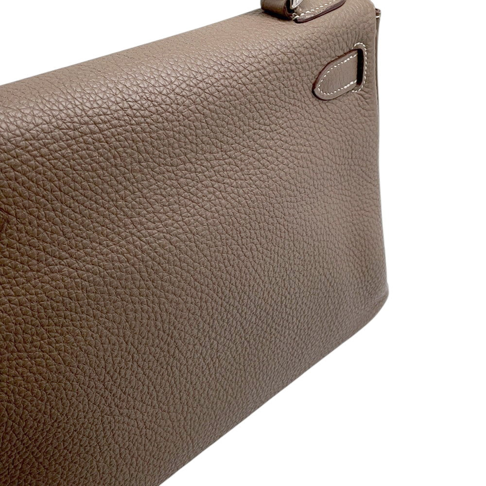 HERMES Kelly Retourne Etoupe Togo Leather Size 28