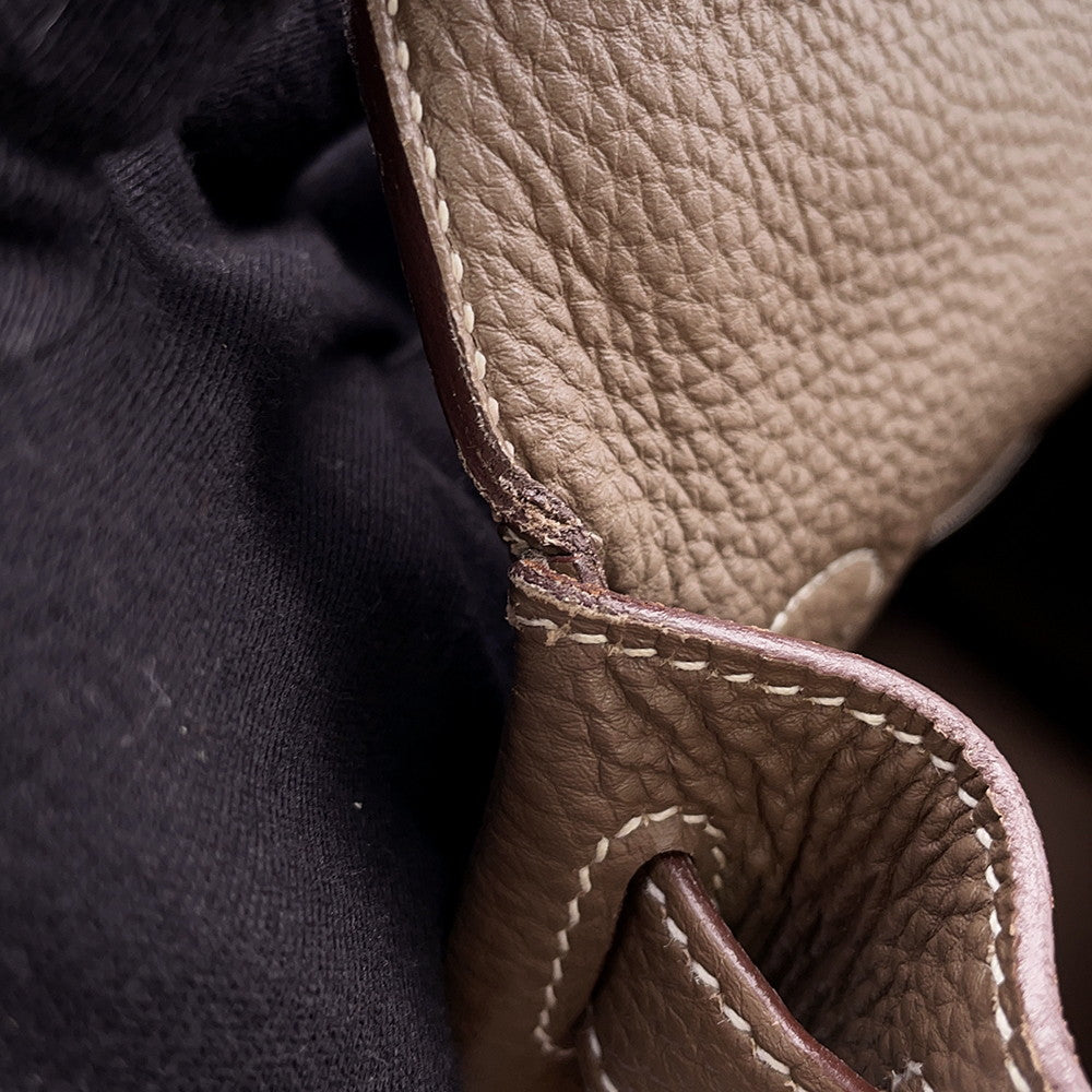 HERMES Kelly Retourne Etoupe Togo Leather Size 28