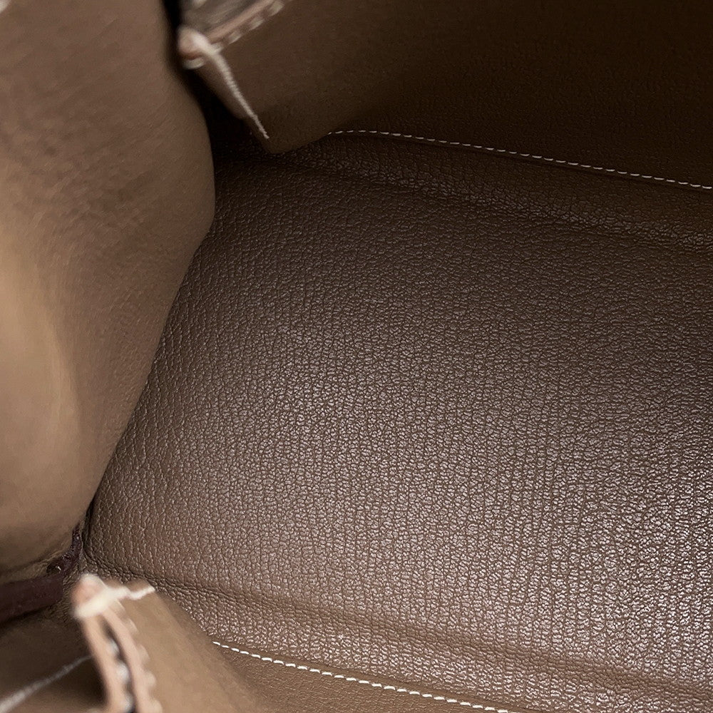 HERMES Kelly Retourne Etoupe Togo Leather Size 28