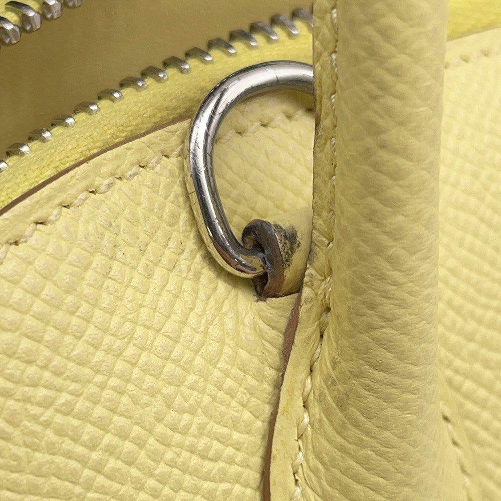 HERMES Bolide Jaune Poussin Epsom Size 27
