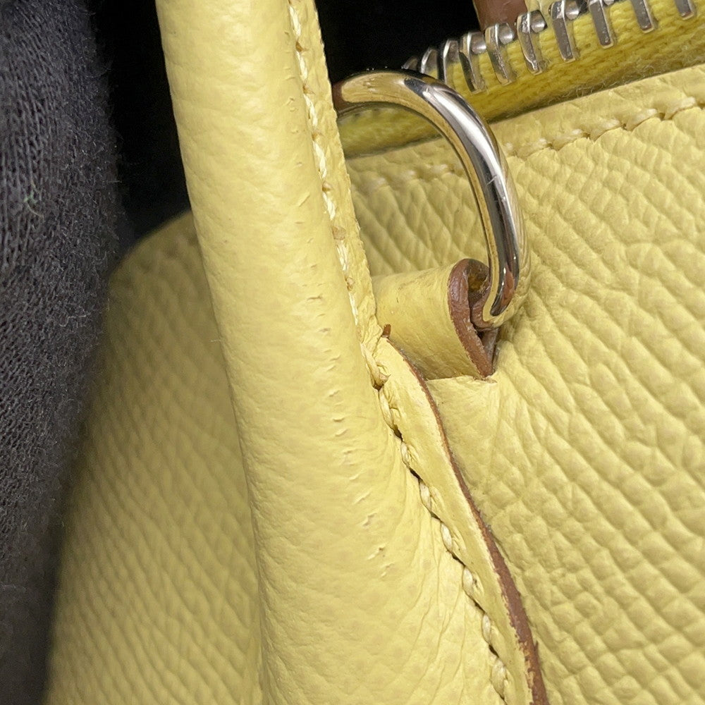 HERMES Bolide Jaune Poussin Epsom Size 27
