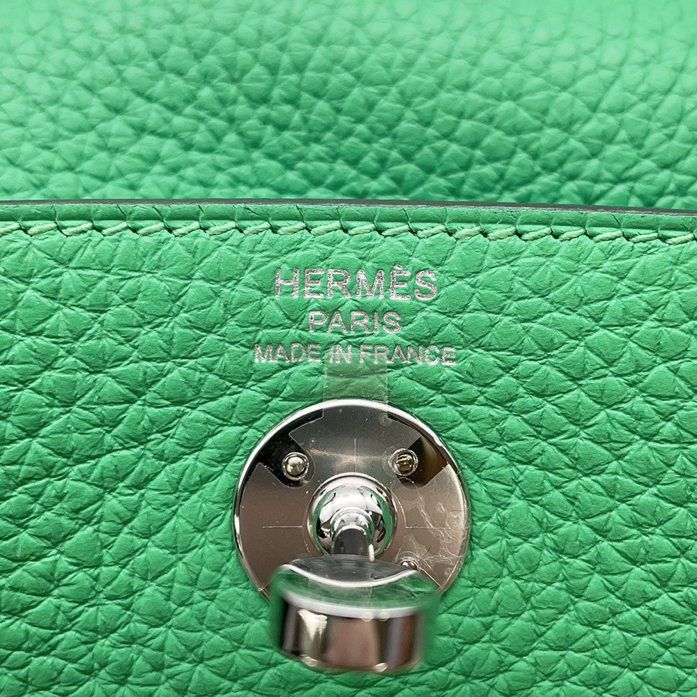 HERMES Lindy VertComic Taurillon Clemence Size Mini