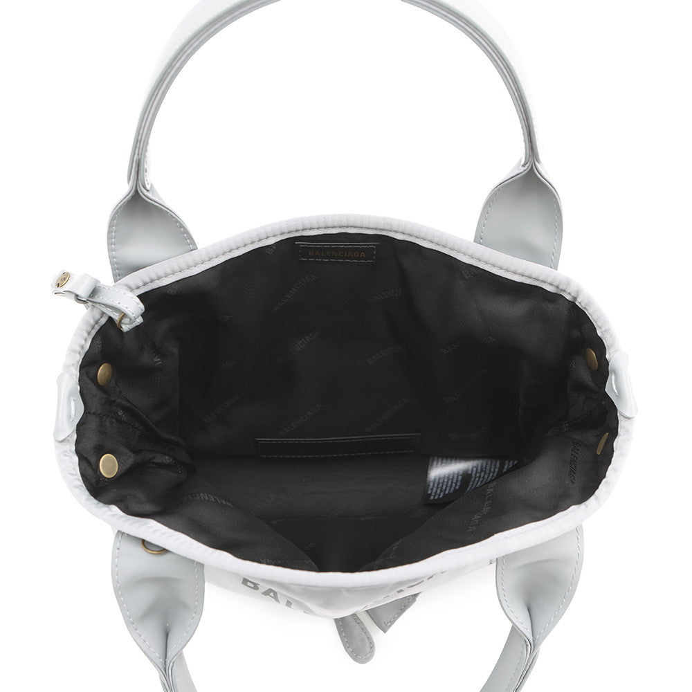 BALENCIAGA Navy Kabas Gray390346 Nylon Size XS