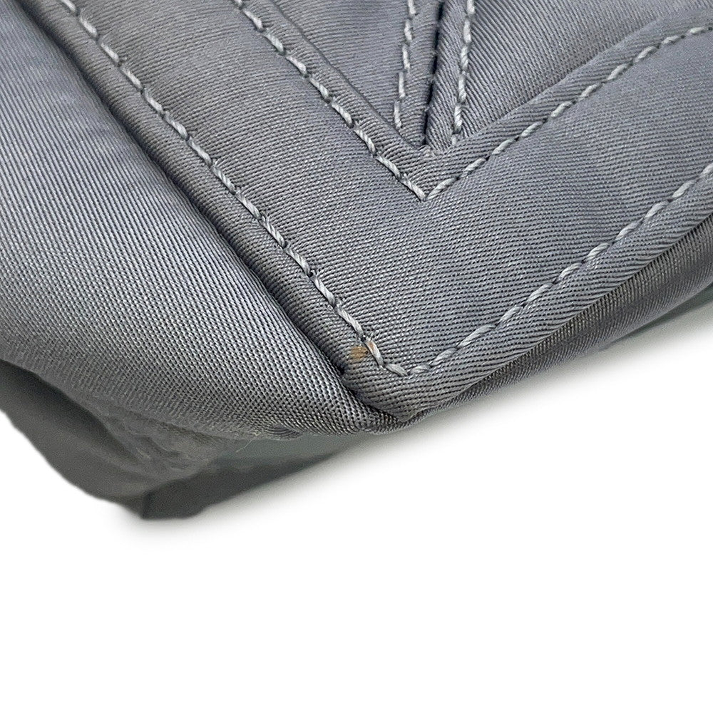 BALENCIAGA Navy Kabas Gray390346 Nylon Size XS