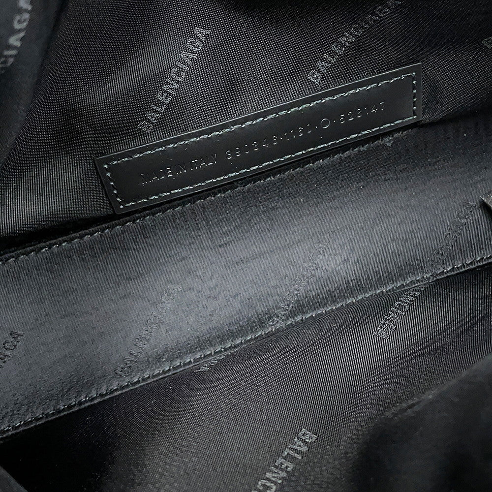 BALENCIAGA Navy Kabas Gray390346 Nylon Size XS