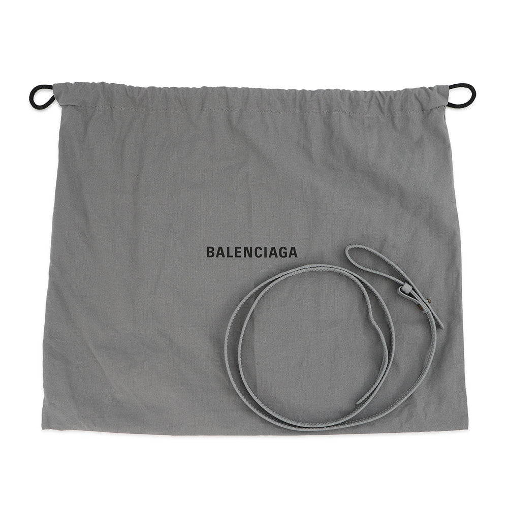 BALENCIAGA Navy Kabas Gray390346 Nylon Size XS