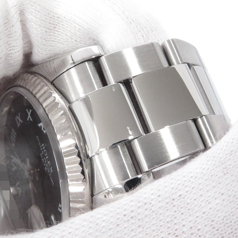 ROLEX Datejust W34mm Stainless Steel K18WG Black Dial115234