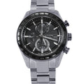 CITIZEN Attesa Act Line Sapphire Bezel Eco-Drive Solar Powered Radio-Controlled Watch W42mm TI Black DialAT8295-56E