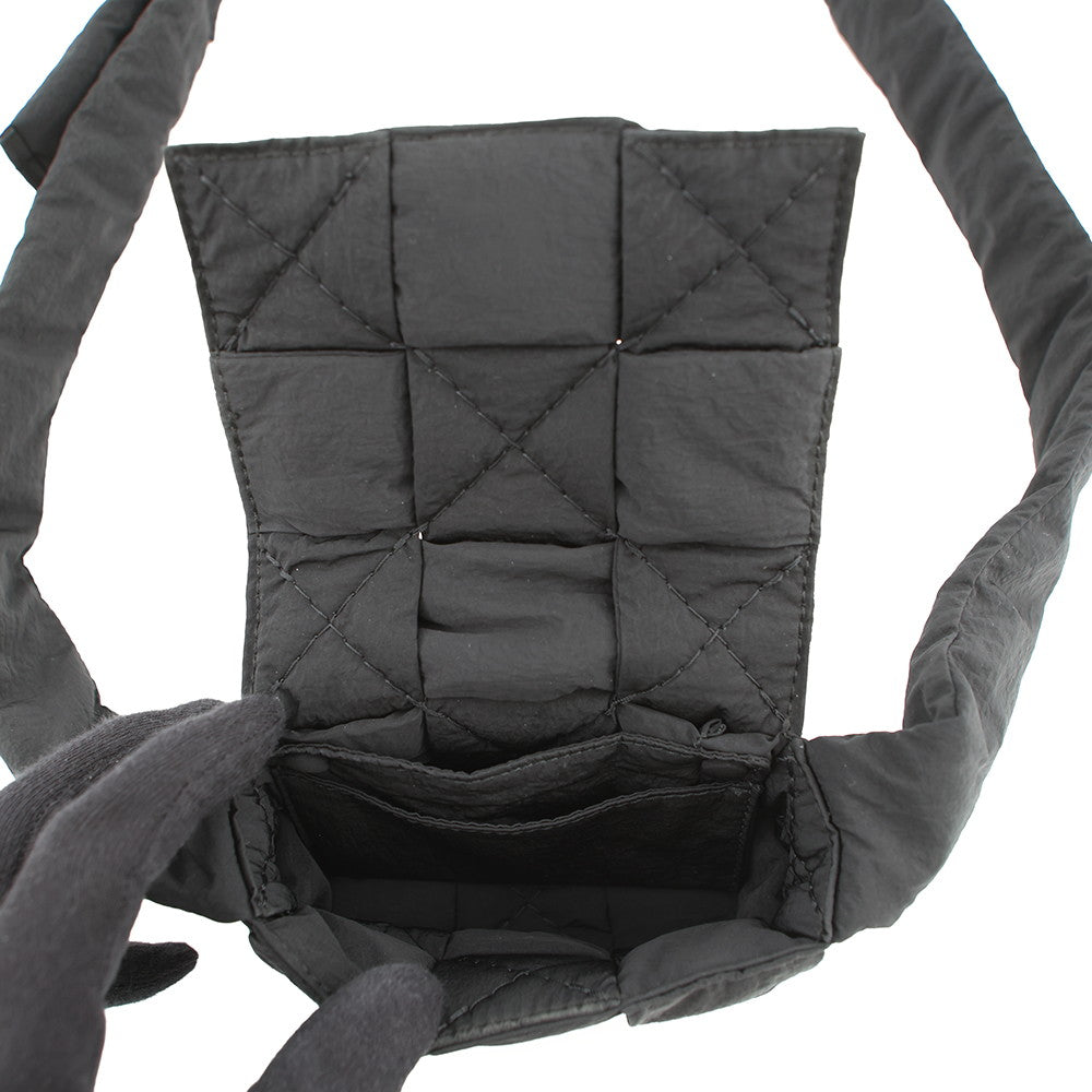 Bottega Veneta Padded Tech Candy Cassette Shoulder Bag Black691018VBO818803 Nylon