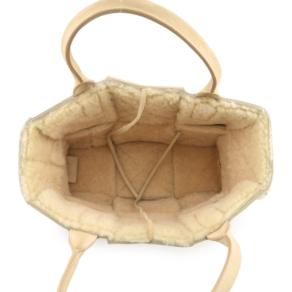 Bottega Veneta Arco Tote Beige652867V1EQ19776 Mouton Size Small