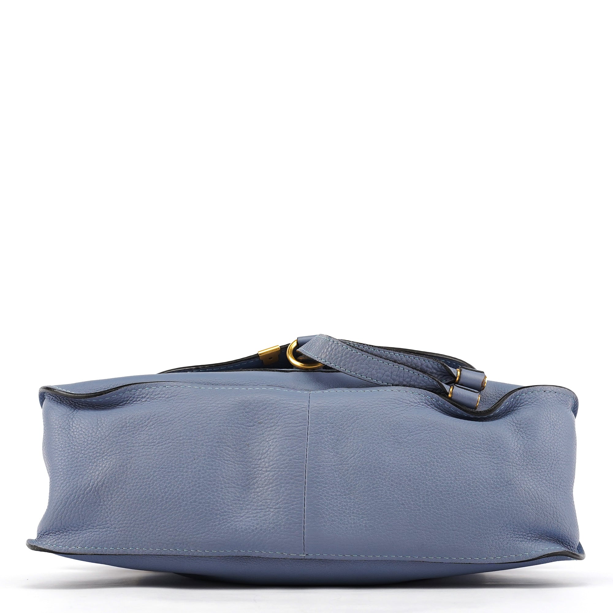 Light Blue Leather Marcie 2-Way Bag