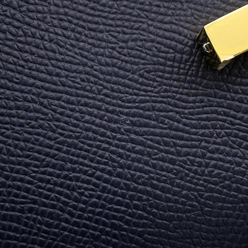HERMES Chaine d'Ancre Too Go Blue Indigo Epsom