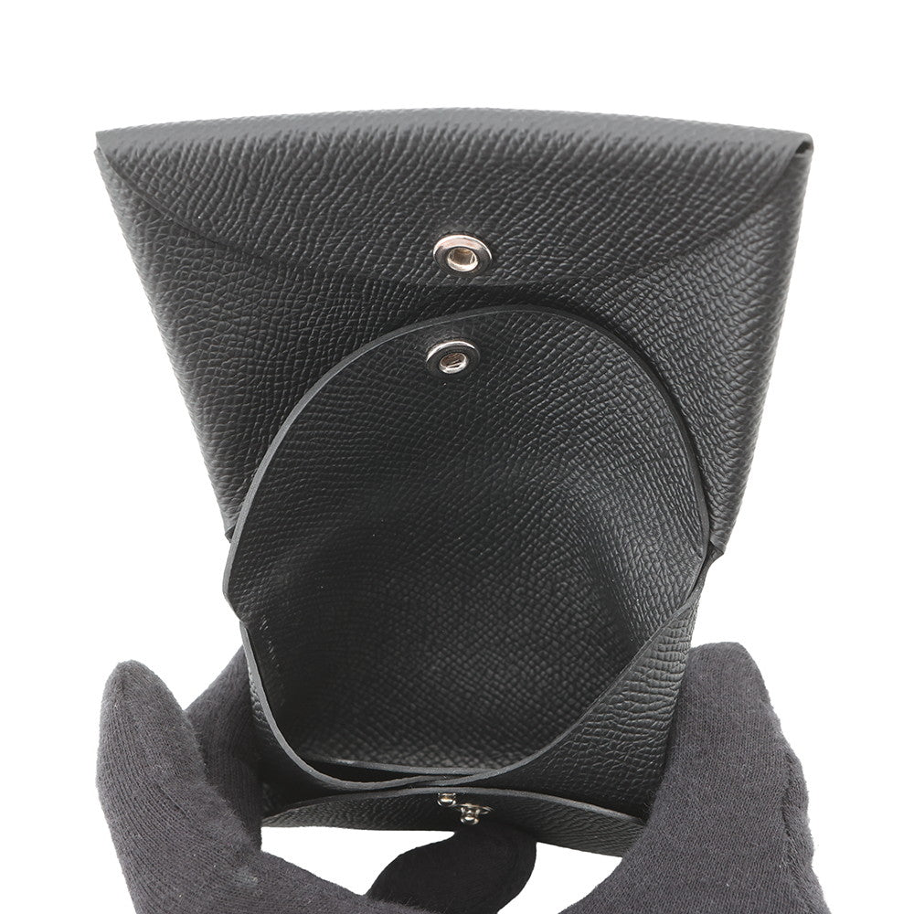 HERMES Calvi Duo Black Epsom