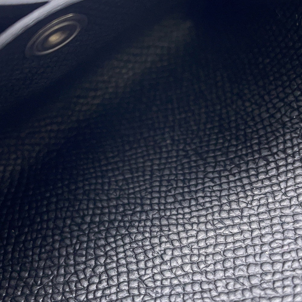 HERMES Calvi Duo Black Epsom
