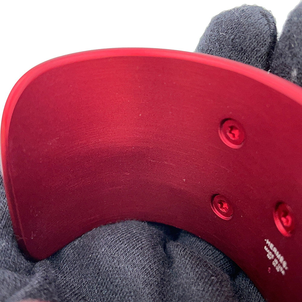 HERMES Coryedosian Bangle Size S Red SunsetAluminium