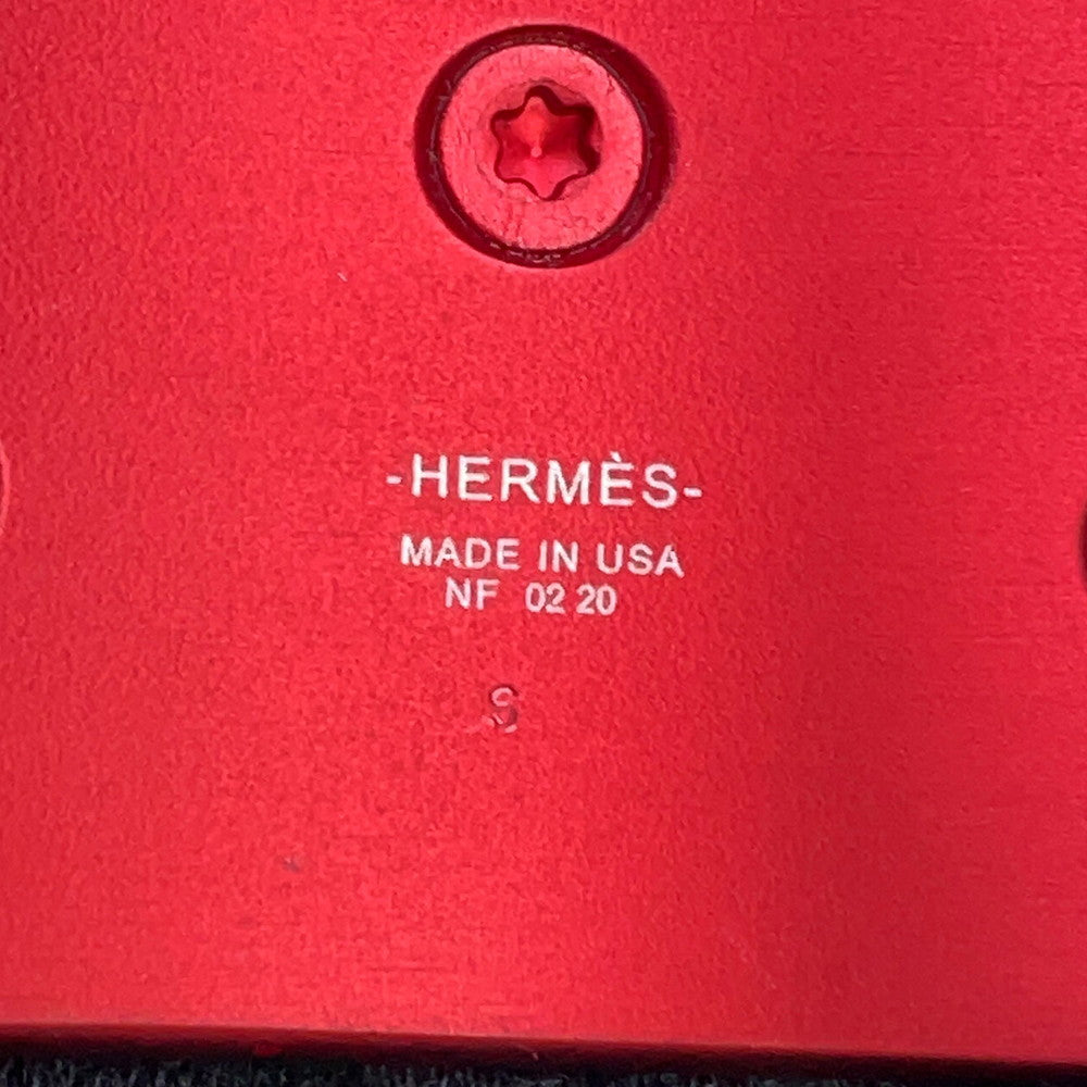 HERMES Coryedosian Bangle Size S Red SunsetAluminium