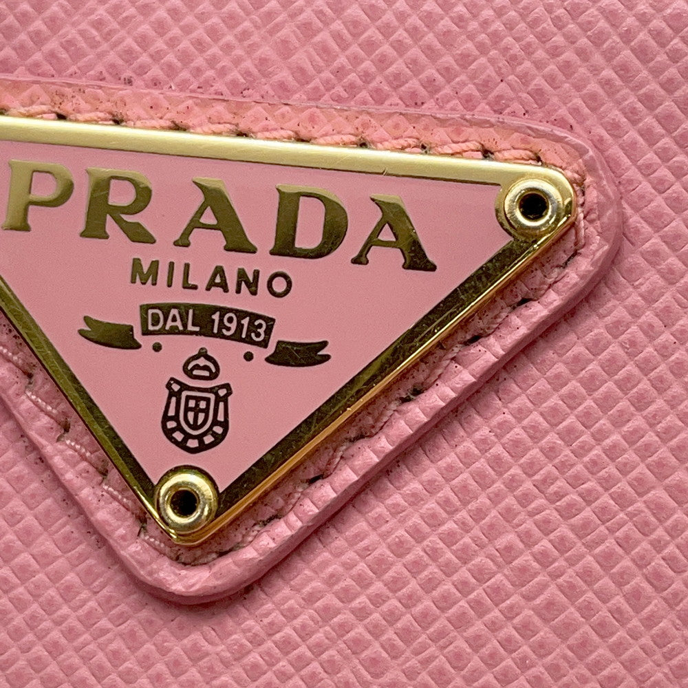 PRADA Smartphone case Pink1BP027 Saffiano Leather