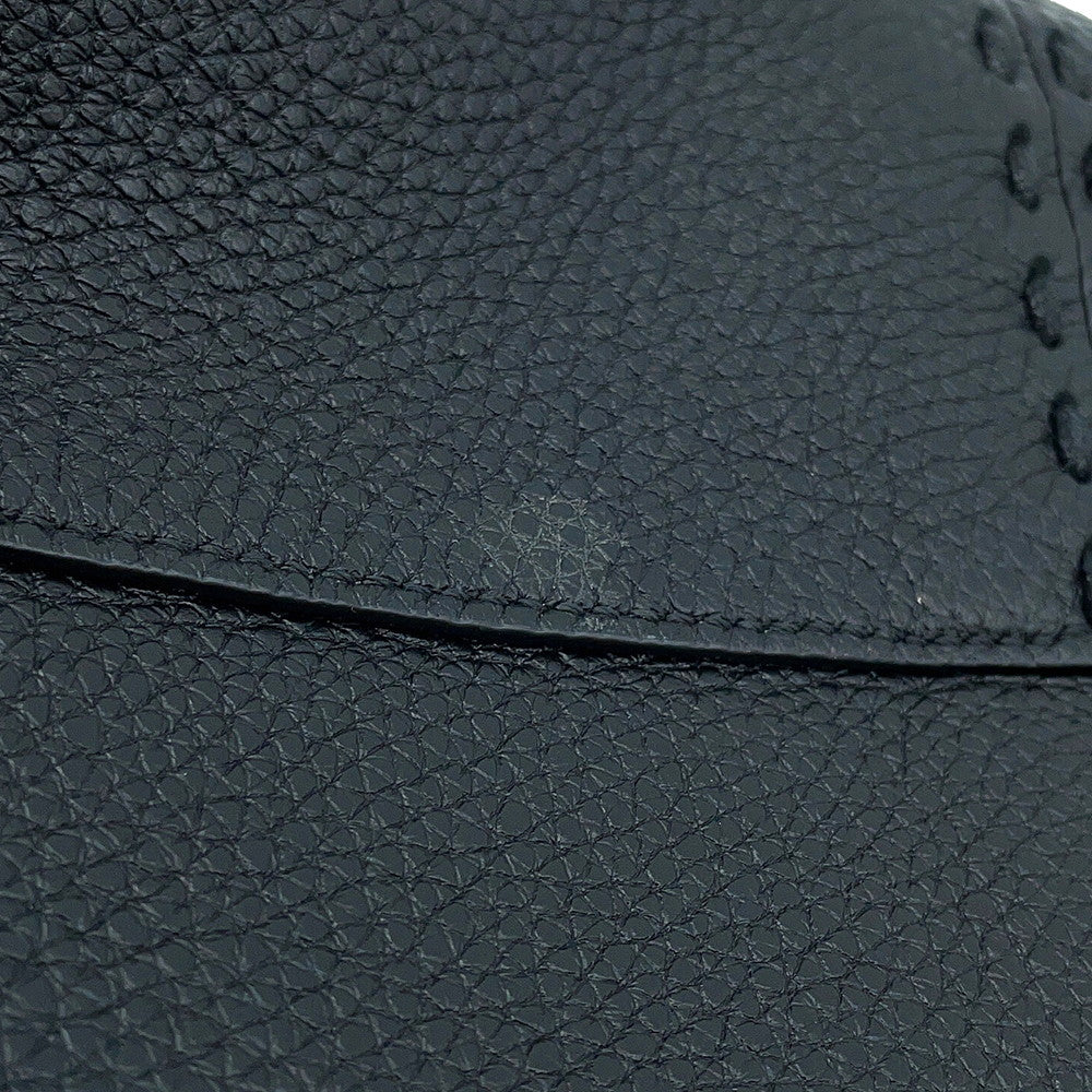 FENDI Selleria Siesta Black7VA639ARLZF0GXN Calf Leather Size Small