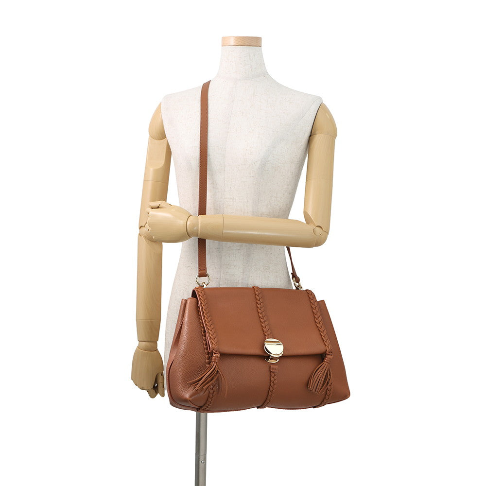 Chloe Benelope 2-way Shoulder Bag CaramelCHC23US569K15247 Leather Size Medium