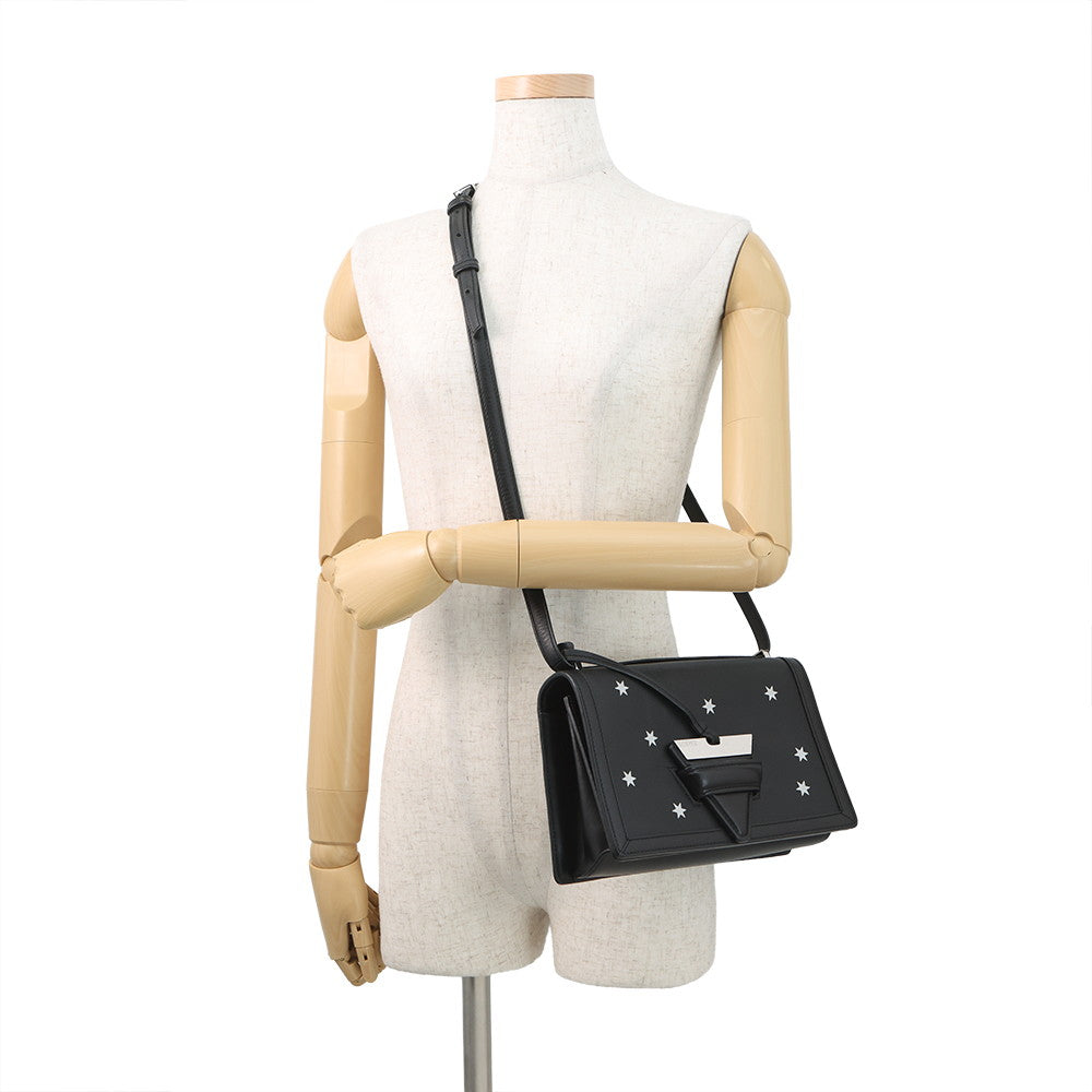 LOEWE Barcelona Stars Shoulder Bag Black302.30EM15 Leather