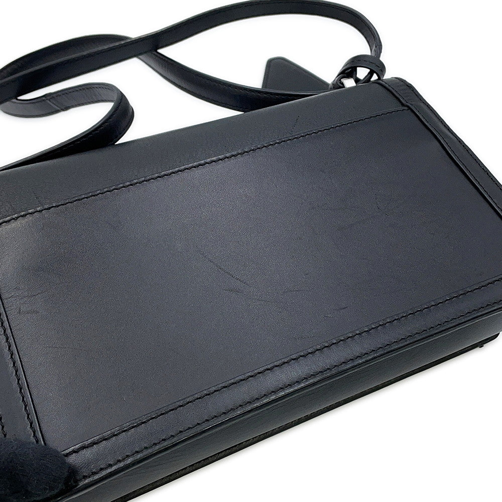 LOEWE Barcelona Stars Shoulder Bag Black302.30EM15 Leather