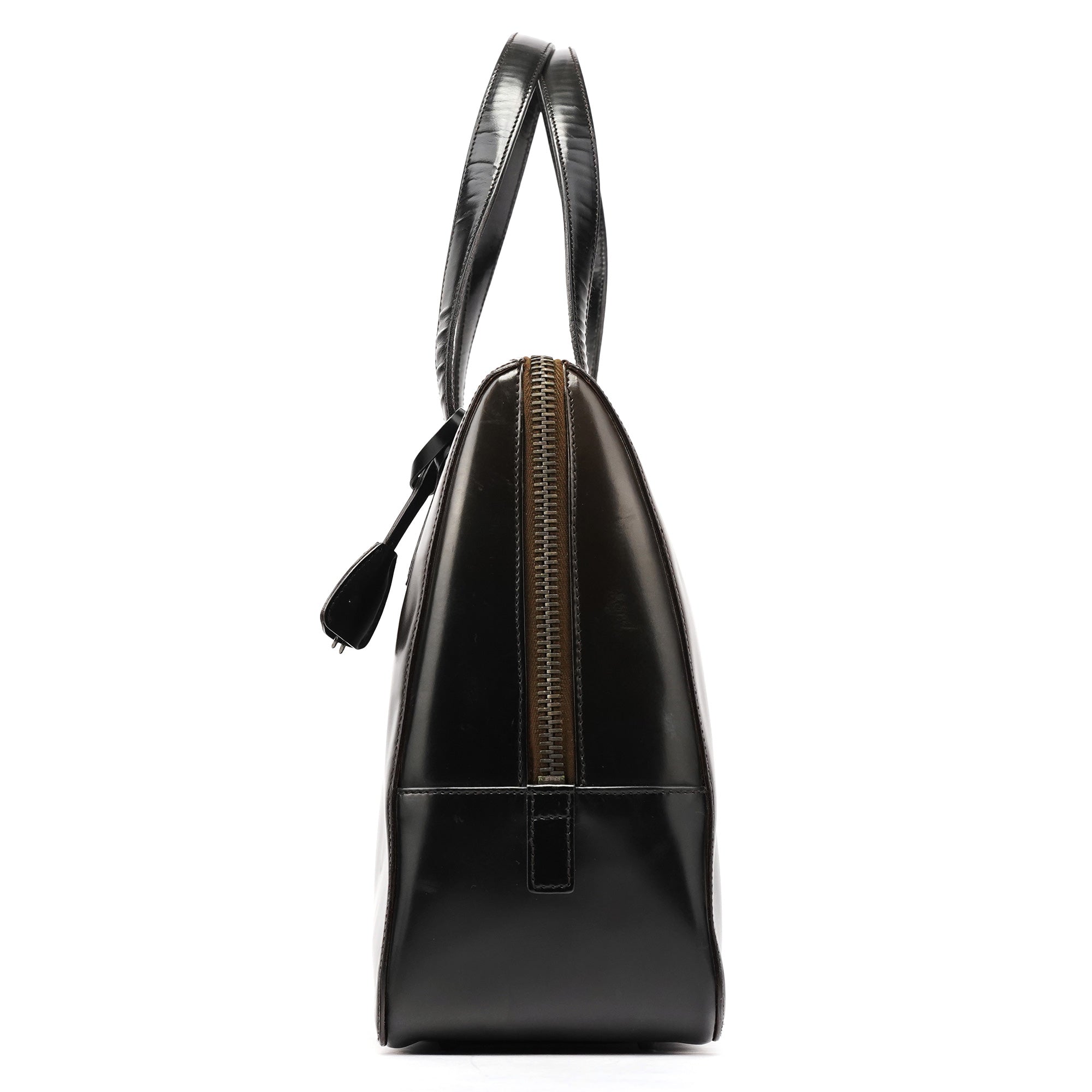 Dark Brown Spazzolato Tote Bag
