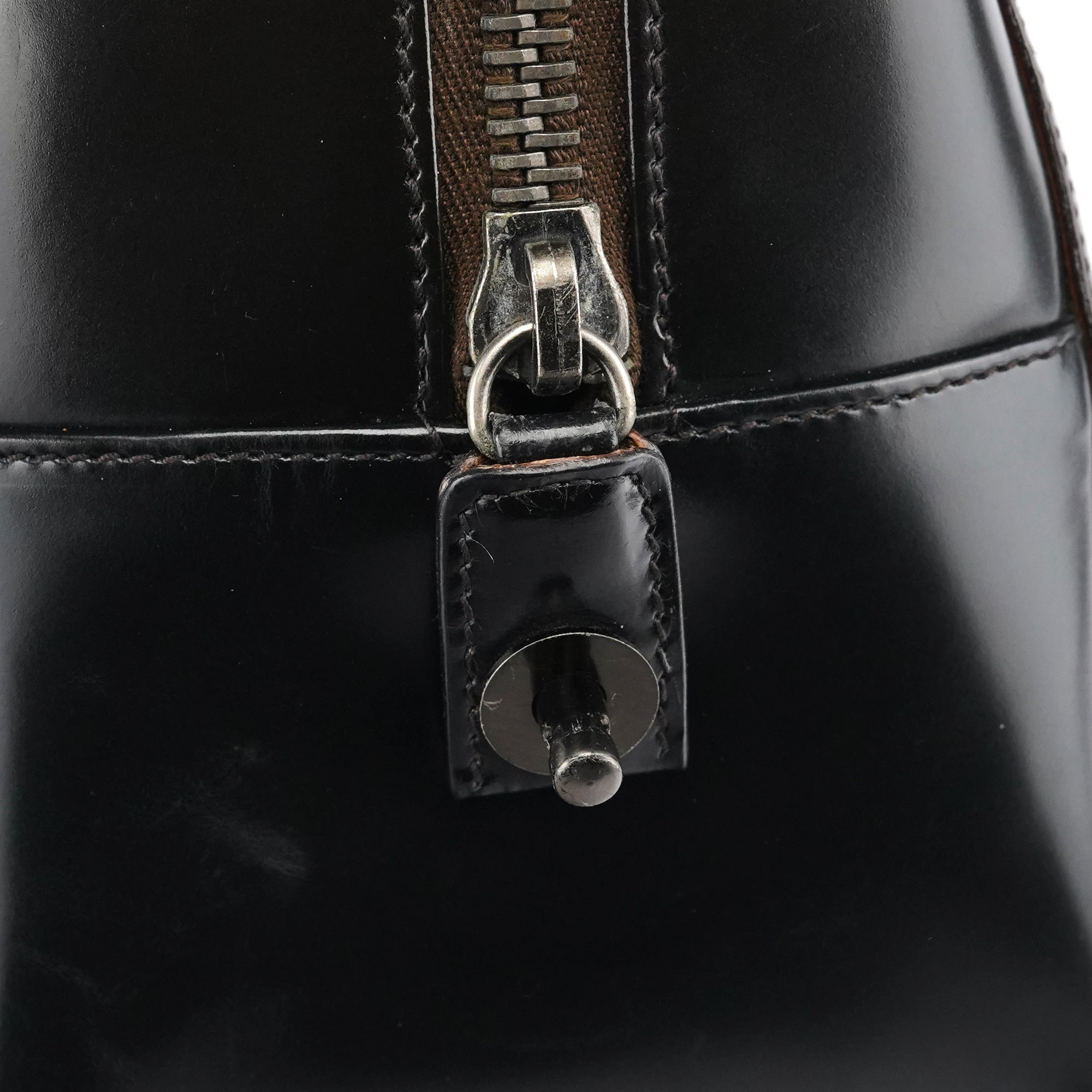 Dark Brown Spazzolato Tote Bag