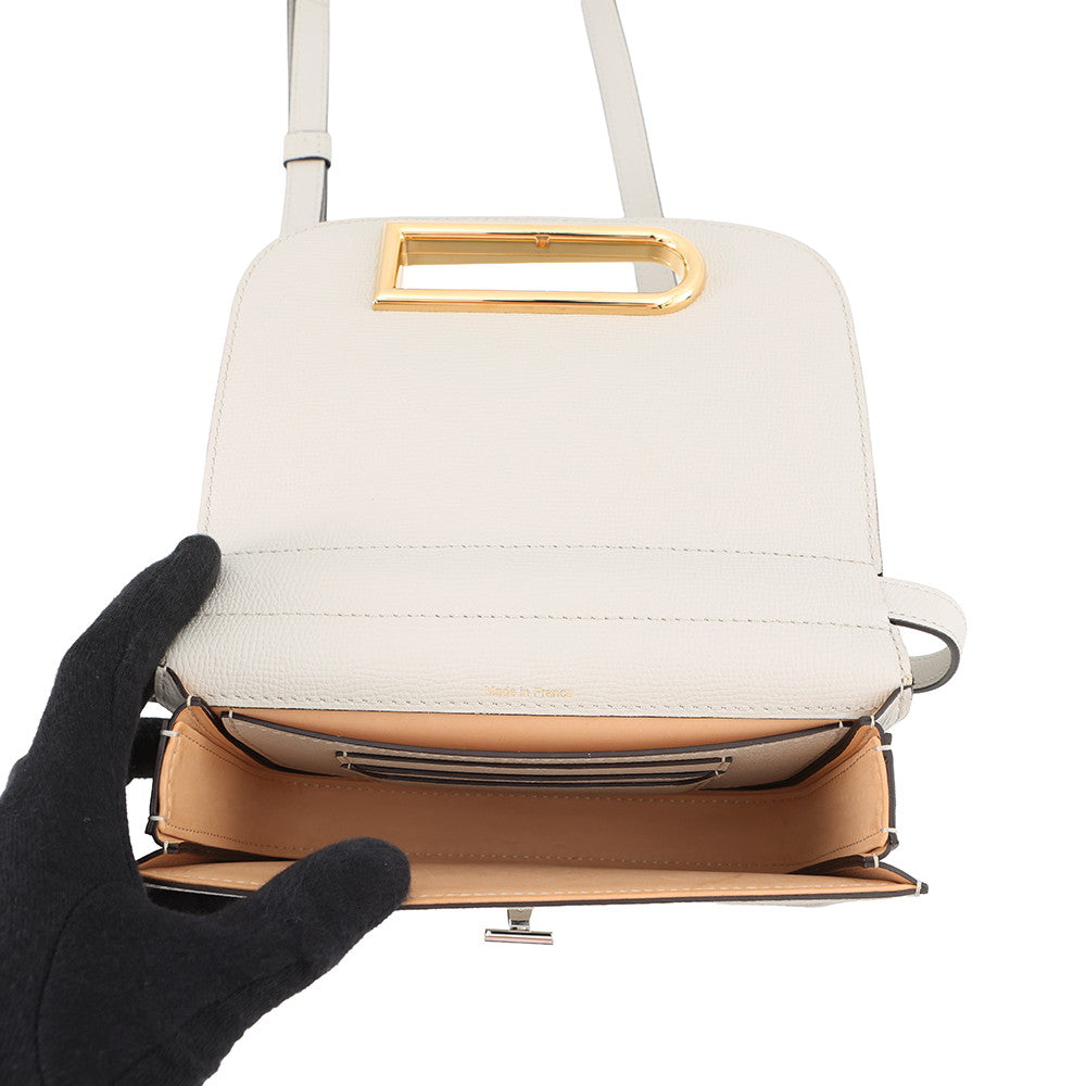 Delvaux Lango Shoulder Bag GrayAA0596BKN040JDG Leather Size Small