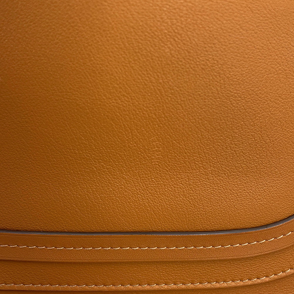 Delvaux Pan Serpique Shoulder Bag Brown Leather