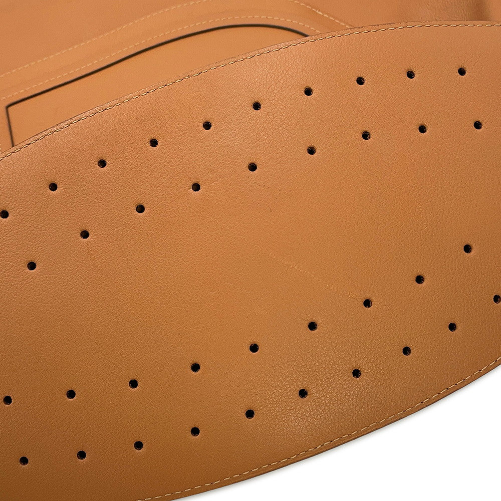 Delvaux Pan Serpique Shoulder Bag Brown Leather