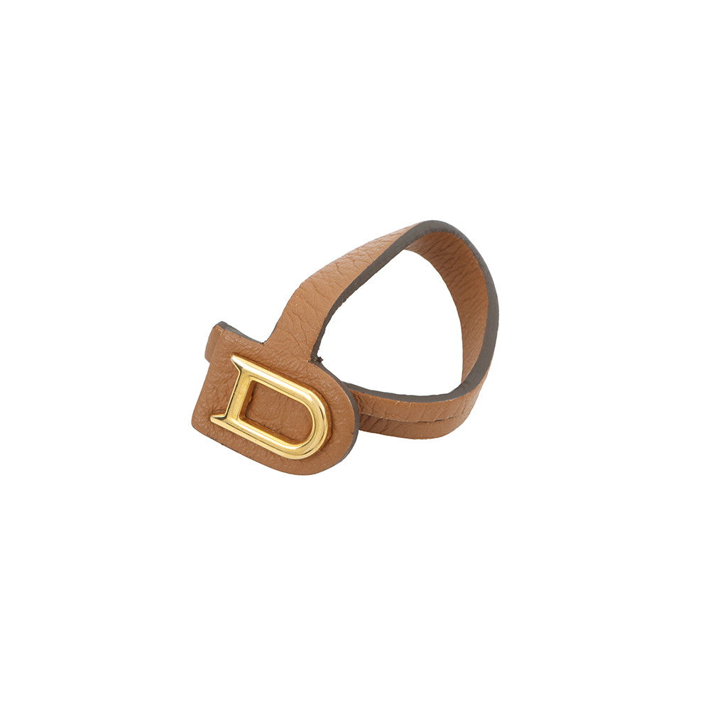 Delvaux Pan Serpique Shoulder Bag Brown Leather