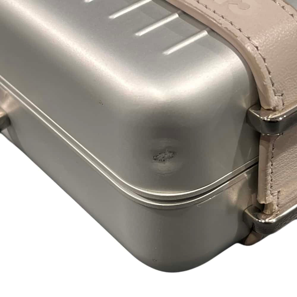 Dior Rimowa Collaboration Personal Clutch Shoulder Bag Silver/Greige2DRCA295YWT Aluminium