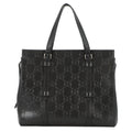 GUCCI GG embossed Tote Bag Black625774 527066 Leather