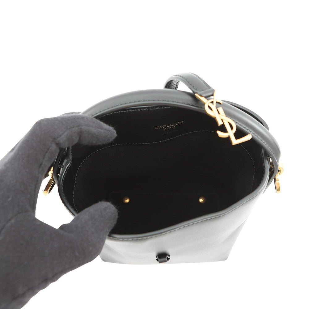 SAINT LAURENT PARIS LE 37 2way Handbag Black7658702R20W1000 Calf Leather Size Mini
