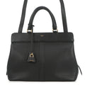 CELINE Cabas de France 2-way Bag Black192663CRE.38NO Grained CalfLeather Size Medium