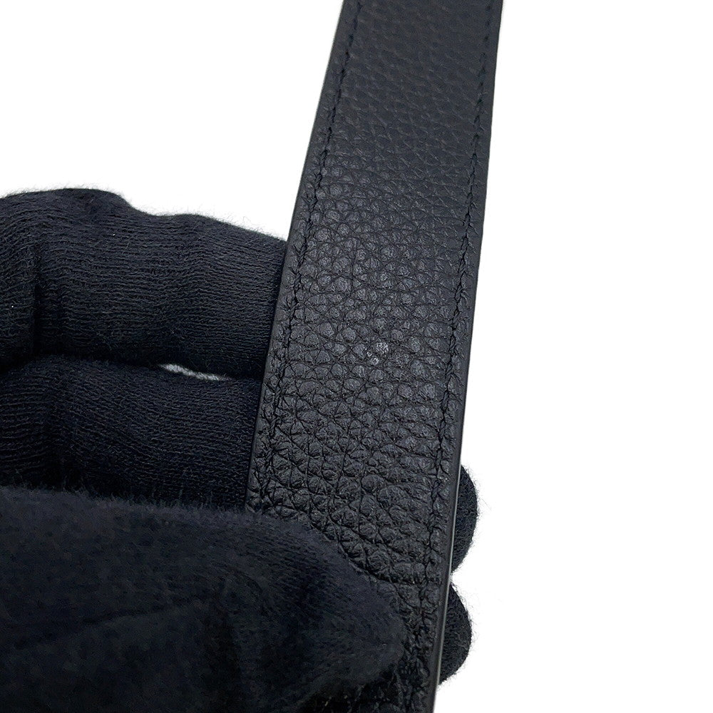CELINE Cabas de France 2-way Bag Black192663CRE.38NO Grained CalfLeather Size Medium