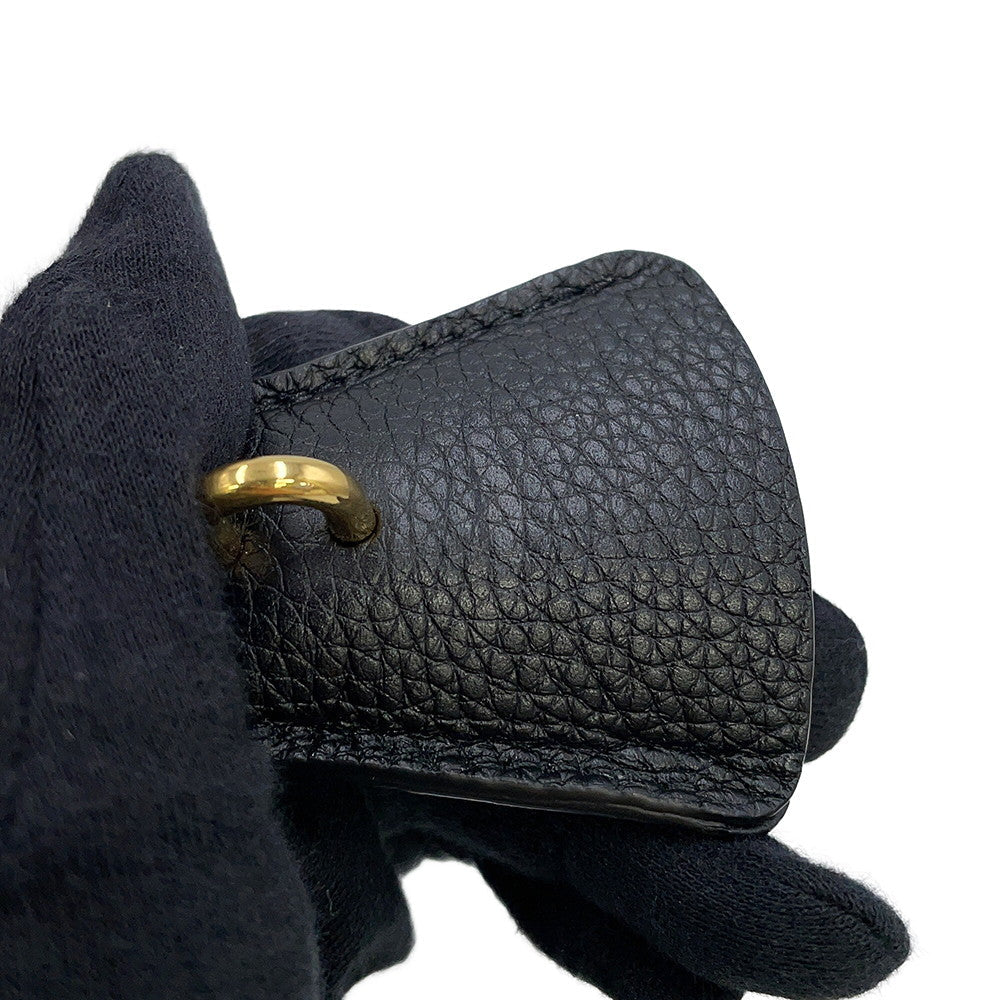 CELINE Cabas de France 2-way Bag Black192663CRE.38NO Grained CalfLeather Size Medium