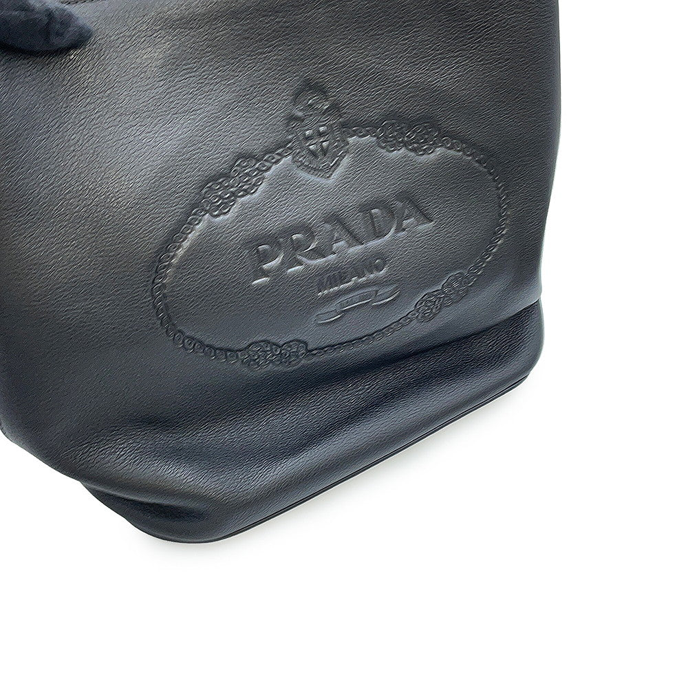 PRADA Vitello Phoenix Shoulder Bag Black1BE057_2E8K_F0002 Leather