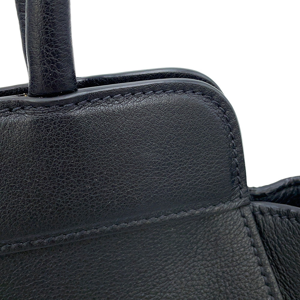 PRADA Logo Handbag Black1BG533_2CYS_F0002_V_OOO Soft Grain Leather Size Medium