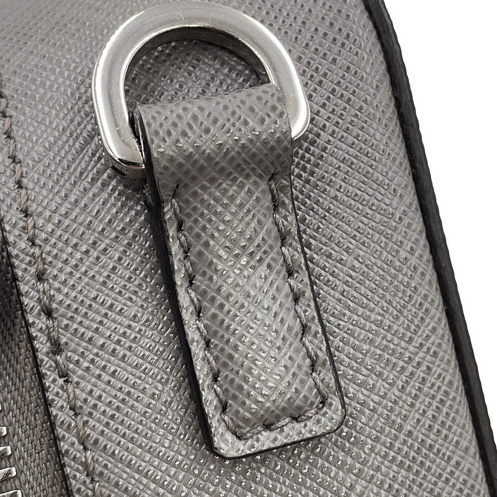 PRADA Brique 2way Shoulder Bag Gray1VH069_9Z2_F0K44 Saffiano LeatherLeather