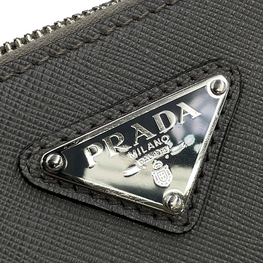 PRADA Brique 2way Shoulder Bag Gray1VH069_9Z2_F0K44 Saffiano LeatherLeather