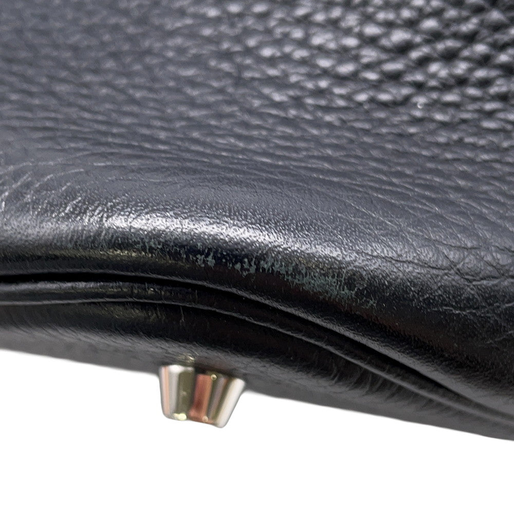 HERMES Picotin Lock Black Taurillon Clemence Size MM