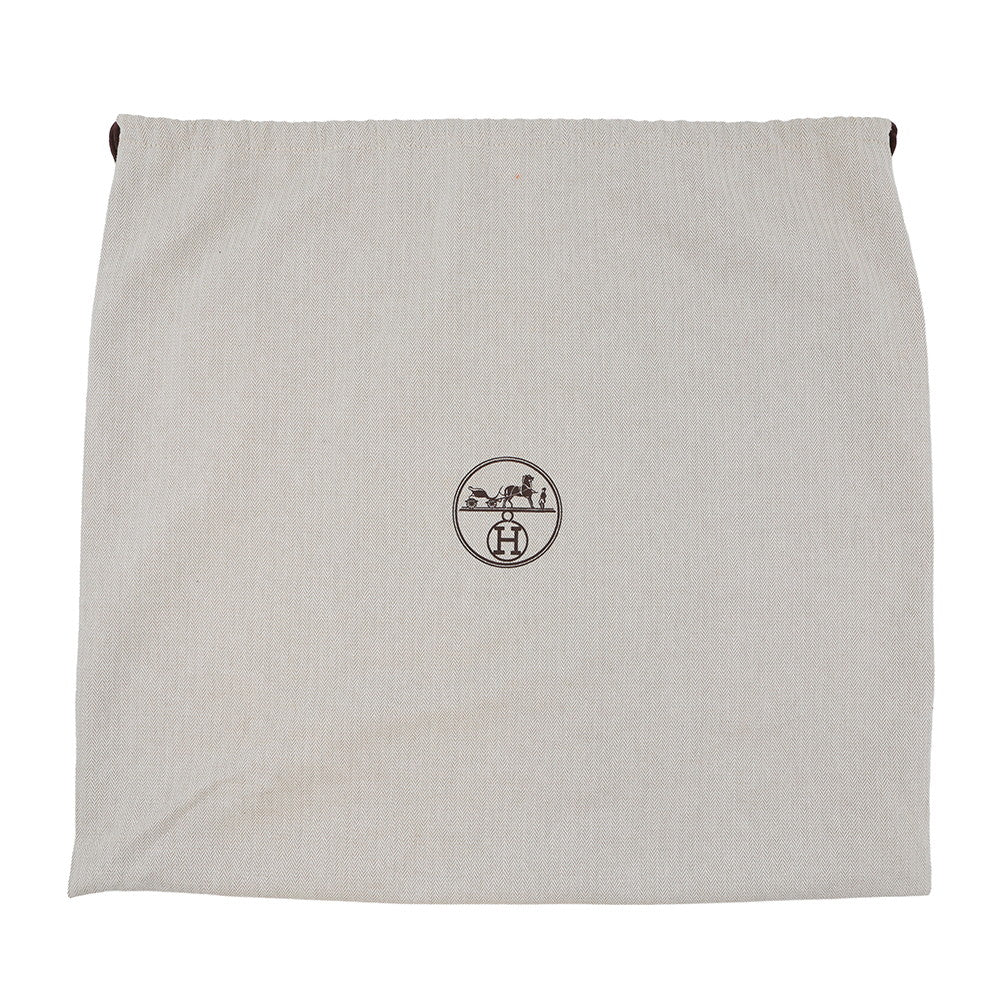 HERMES Sack Alfred Taupe Grey Taurillon Clemence Size 35
