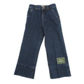 GUCCI Children's HORAMA Patch Denim Pants Size 5 Navy622858 XDBAN Denim