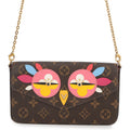 LOUIS VUITTON Felicie Pochette Lovely Bird Pink/MulticolorM62426 Monogram