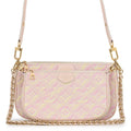 LOUIS VUITTON Murty Pochette Accessoires Pink/YellowM46093 Monogram Empreinte Leather