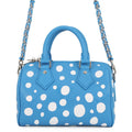 LOUIS VUITTON LVxYK Speedy Bandouliere Blue/WhiteM46425 Monogram Empreinte Leather Infinity Dot Size 20