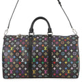 LOUIS VUITTON LV x TM Keepall Bandouliere BlackM13745 Monogram・Multicolor Takashi Murakami Size 50